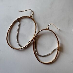 Jenny Bird two tone earrings